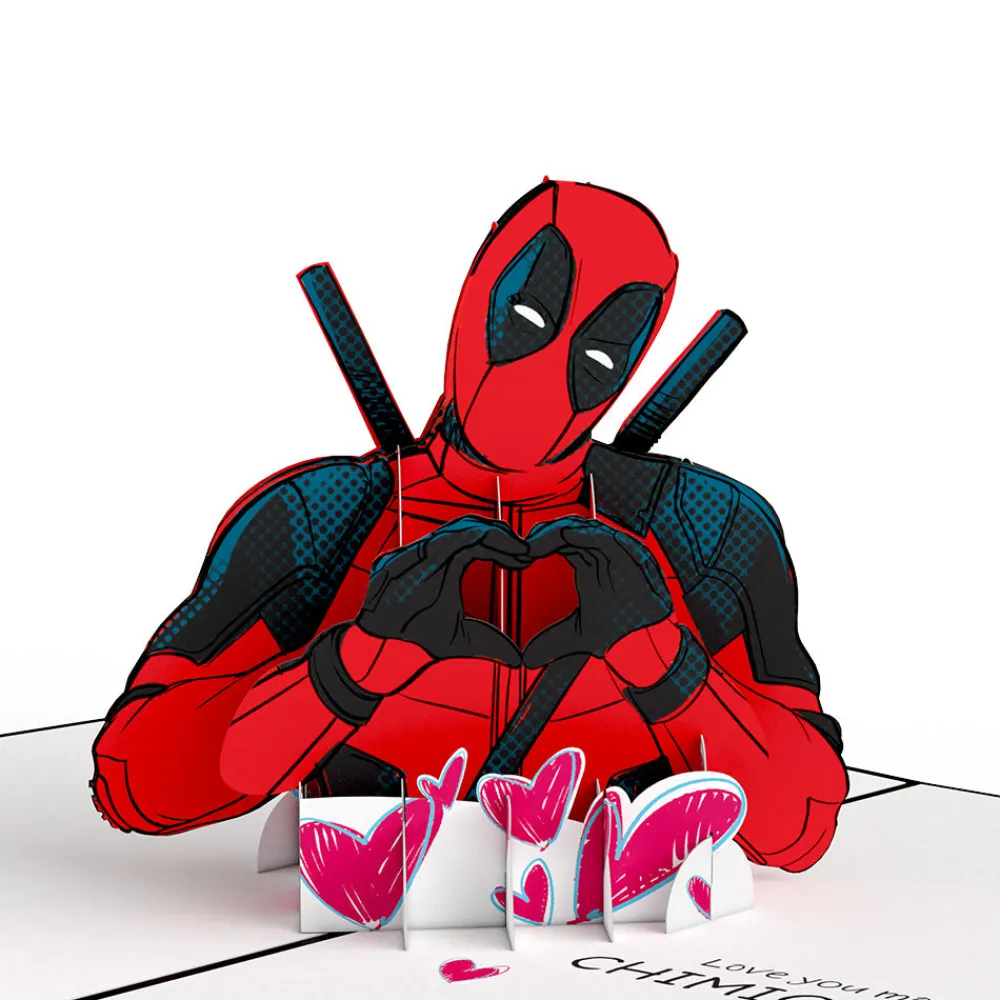 Lovepop Greeting Cards|Valentine'S Day 2/14|Marvel’s Deadpool Secret Admirer Valentine’s Day Pop-Up Card