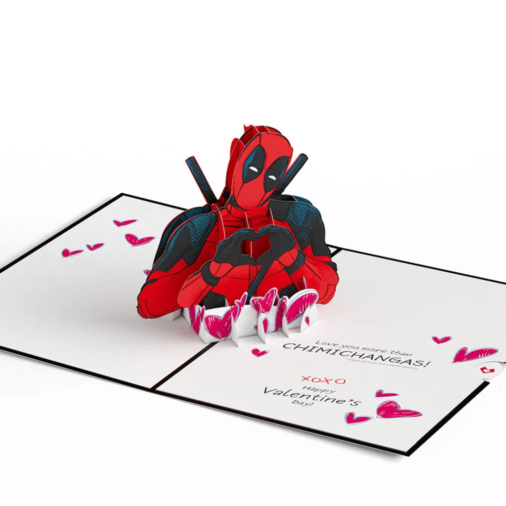 Lovepop Greeting Cards|Valentine'S Day 2/14|Marvel’s Deadpool Secret Admirer Valentine’s Day Pop-Up Card