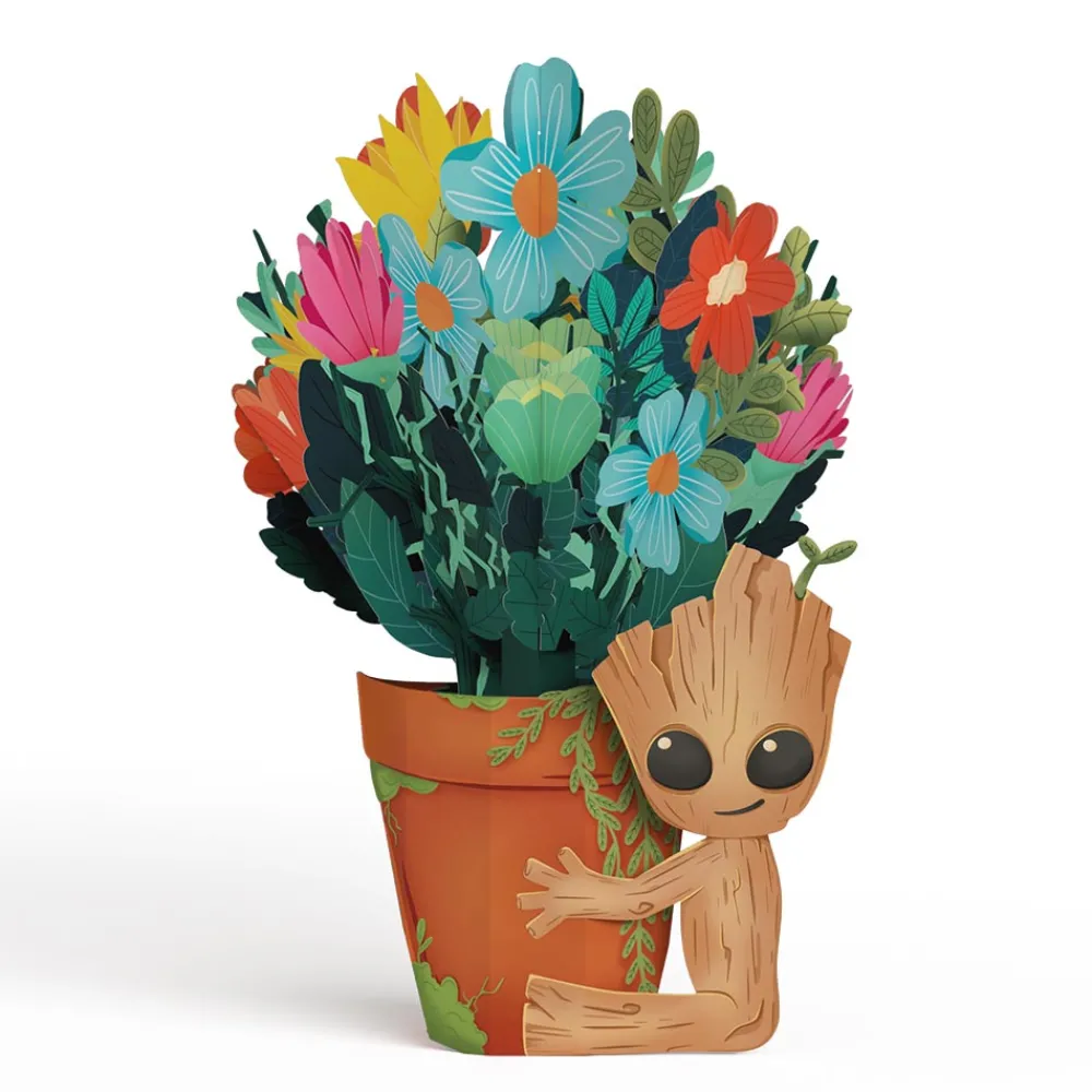 Lovepop Pop-Up Bouquets|Flower Buds|Marvel's Guardians of the Galaxy Groot Flower Buds Bouquet