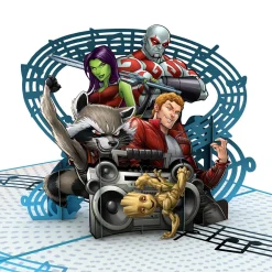 Lovepop Greeting Cards|Birthday|Marvel's Guardians of the Galaxy Galactic Birthday Pop-Up Card