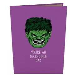 Lovepop Father'S Day 6/15|Dad|Marvel's Hulk: Incredible Dad Pop-Up Card