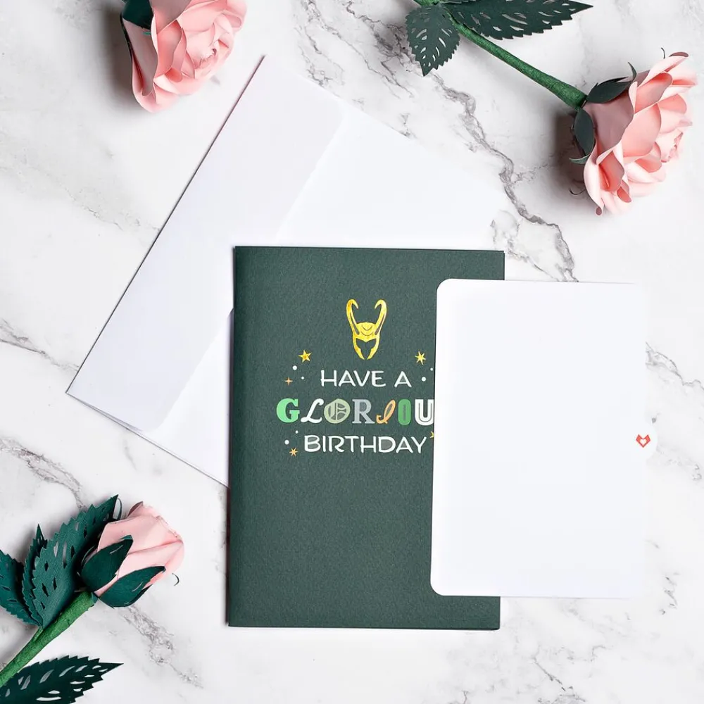 Lovepop Birthday|Kids|Marvel's Loki Glorious Birthday Pop-Up Card