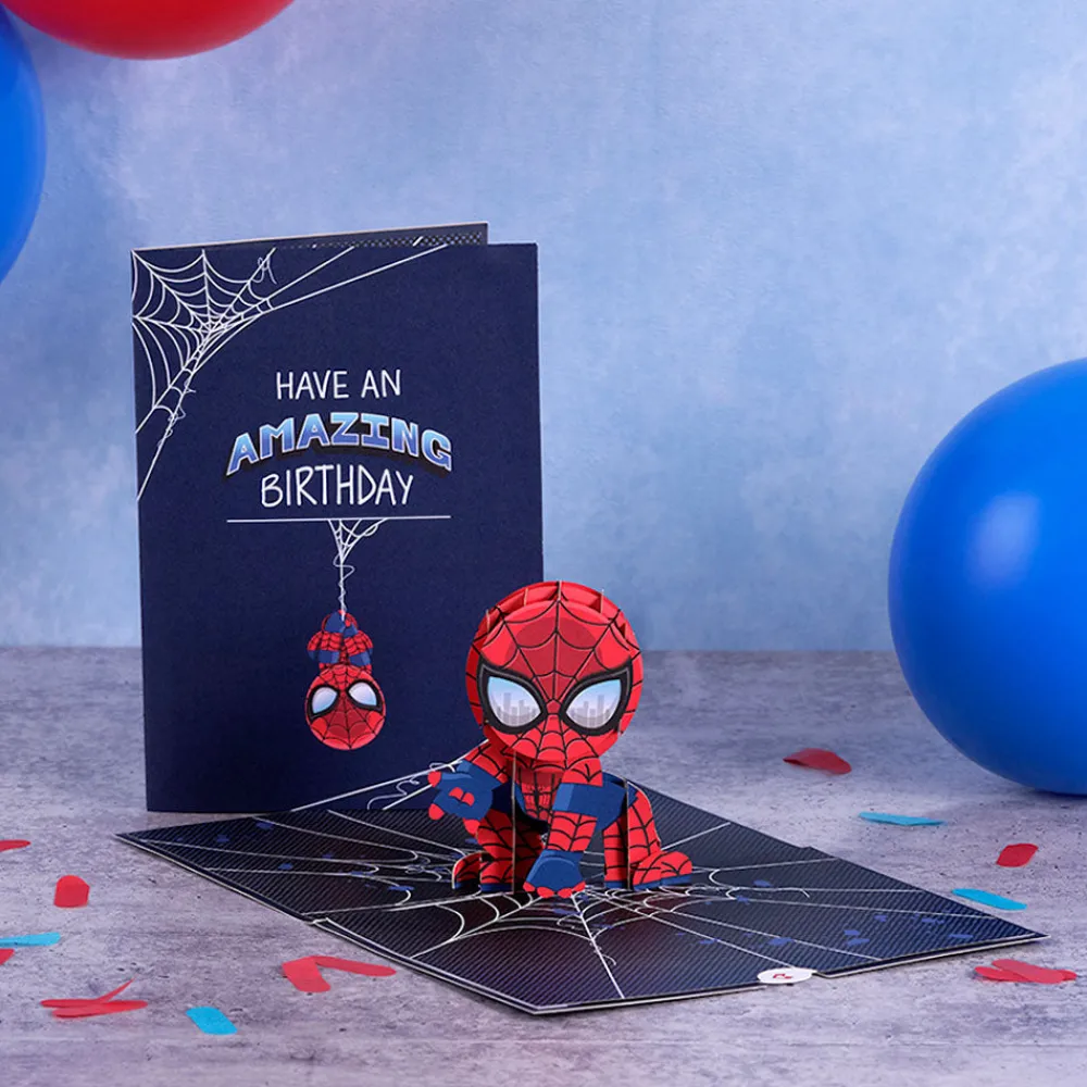 Lovepop Greeting Cards|Birthday|Marvel's Spider-Man Amazing Birthday Pop-Up Card