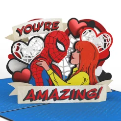 Lovepop Valentine'S Day 2/14|Kids|Marvel's Spider-Man Stuck on You Pop-Up Card