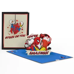 Lovepop Pop-Up Bouquets|Card & Gift Bundles|Marvel's Spider-Man Stuck on You Valentine Bundle