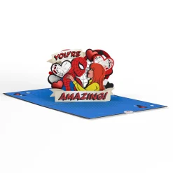 Lovepop Pop-Up Bouquets|Card & Gift Bundles|Marvel's Spider-Man Stuck on You Valentine Bundle