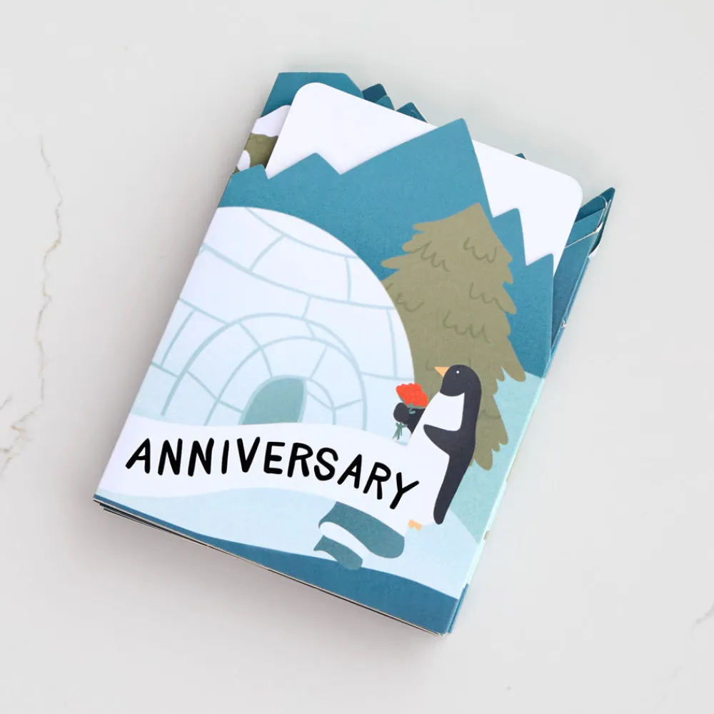 Lovepop Decor|Anniversary|Mates For Life Happy Anniversary Loooooong Card™ (Expands to 2 feet)