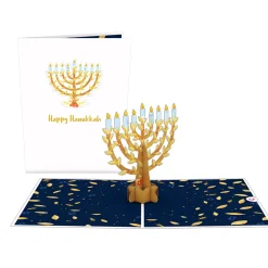 Lovepop Greeting Cards|Hanukkah 12/14|Menorah Pop-Up Card