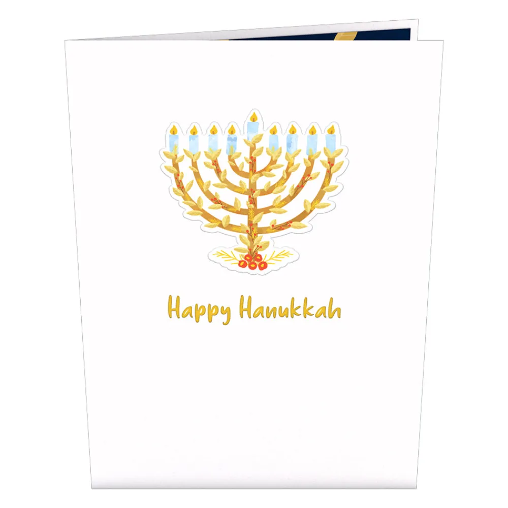 Lovepop Greeting Cards|Hanukkah 12/14|Menorah Pop-Up Card