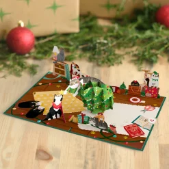 Lovepop Greeting Cards|Christmas 12/25|Meowy Little Christmas Cats Pop-Up Card