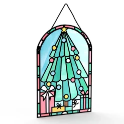 Lovepop Suncatcher Cards|Christmas 12/25|Merry Christmas Tree Suncatcher Card