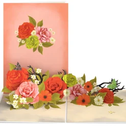 Lovepop Greeting Cards|Just Because|Midnight Florals Pop-Up Card
