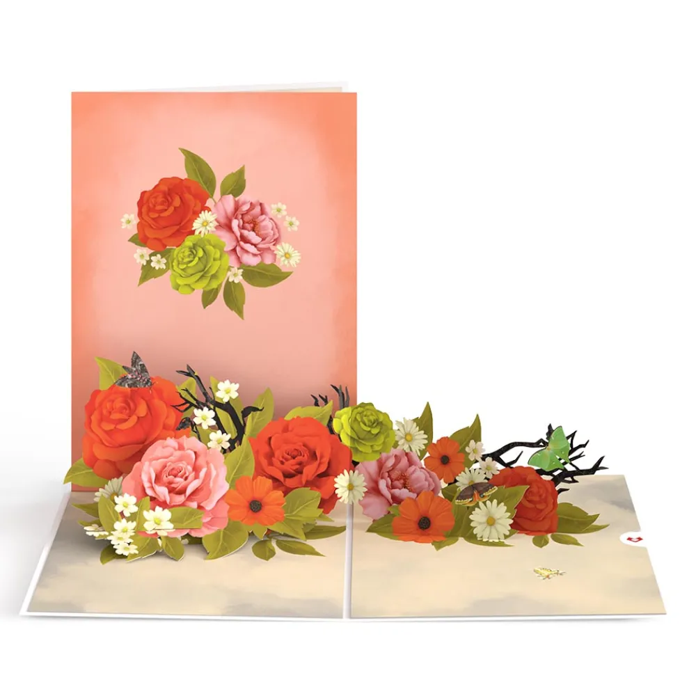 Lovepop Pop-Up Bouquets|Card & Gift Bundles|Midnight Florals Pop-Up Card & Bouquet Bundle