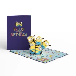 Lovepop Greeting Cards|Birthday|Minions Bello Birthday! Pop-Up Card