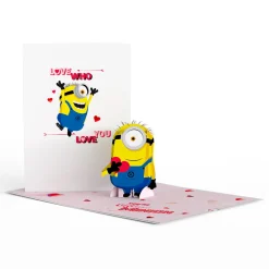 Lovepop Valentine'S Day 2/14|Kids|Minions Eye Love You Pop-Up Card