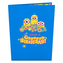 Lovepop Birthday|Kids|Minions Groovy Birthday Pop-Up Card