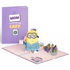 Lovepop Greeting Cards|Mother'S Day 5/11|Minions Lazy Mother's Day Pop-Up Card