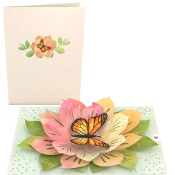 Lovepop Birthday|Get Well|Monarch Butterfly Bloom Pop-Up Card
