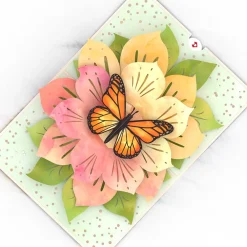 Lovepop Birthday|Get Well|Monarch Butterfly Bloom Pop-Up Card