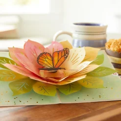 Lovepop Birthday|Get Well|Monarch Butterfly Bloom Pop-Up Card