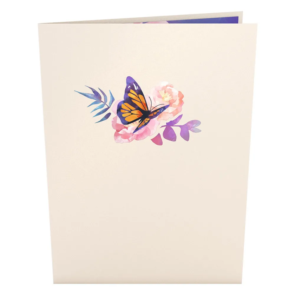 Lovepop Greeting Cards|Birthday|Monarch Butterfly Pop-Up Card
