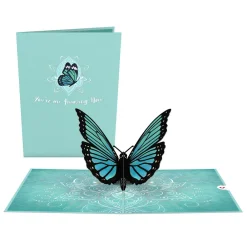 Lovepop Greeting Cards|Mother'S Day 5/11|Mother's Blue Morpho Pop-Up Card
