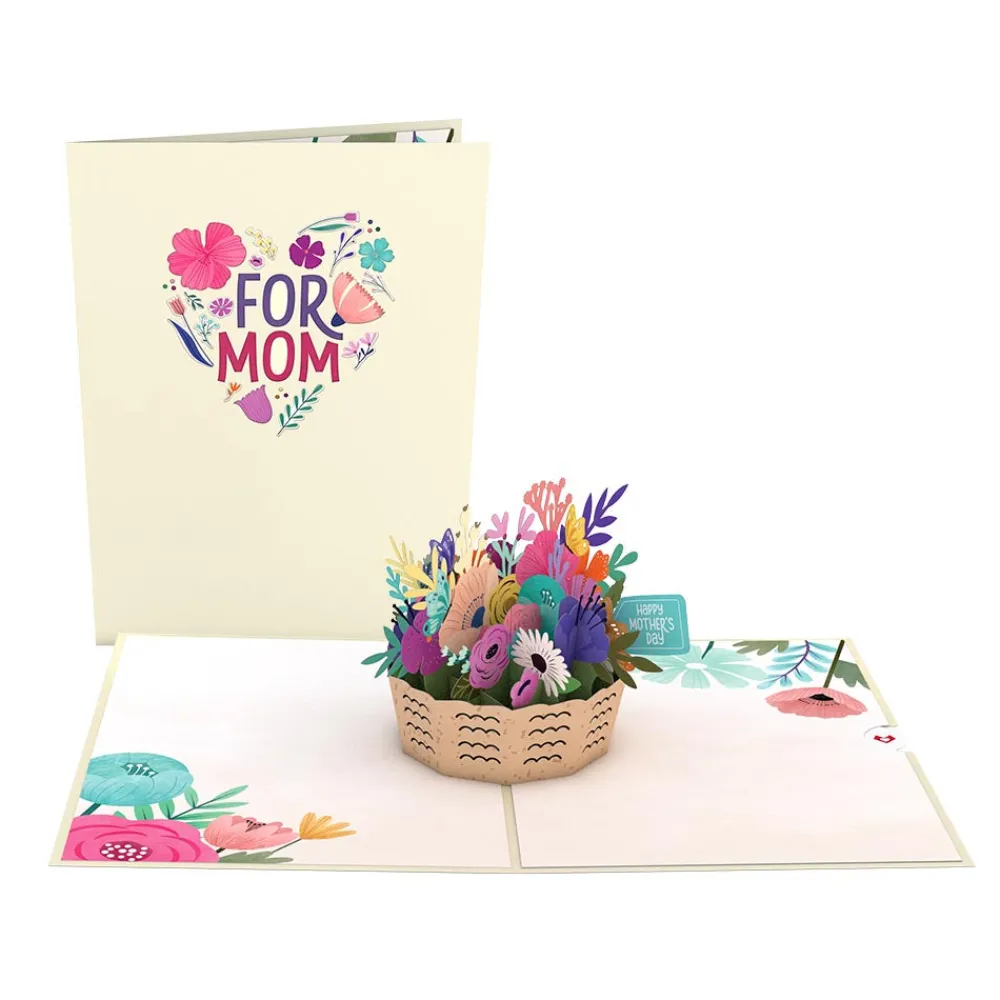 Lovepop Greeting Cards|Mother'S Day 5/11|Mother's Day Basket Pop-Up Card