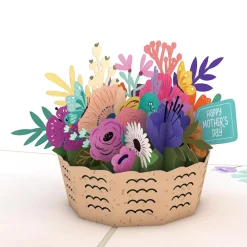 Lovepop Greeting Cards|Mother'S Day 5/11|Mother's Day Basket Pop-Up Card