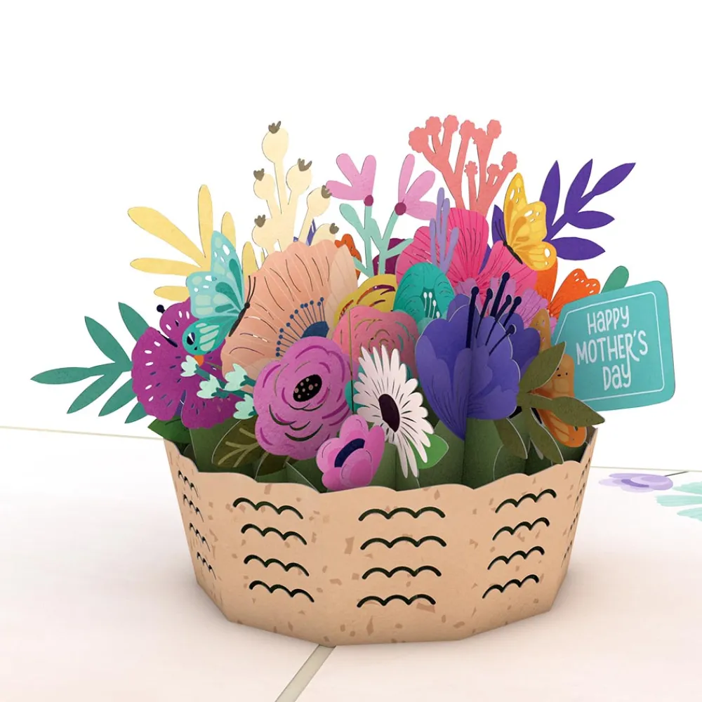 Lovepop Greeting Cards|Mother'S Day 5/11|Mother's Day Basket Pop-Up Card