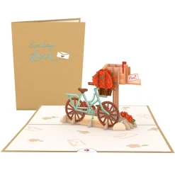 Lovepop Greeting Cards|International Women'S Day 3/8|Mother's Day Bicycle Pop-Up Card