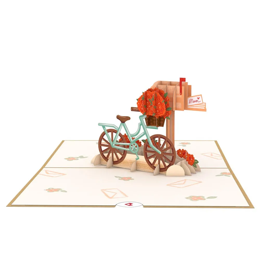 Lovepop Greeting Cards|International Women'S Day 3/8|Mother's Day Bicycle Pop-Up Card
