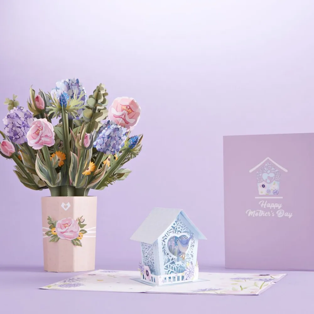 Lovepop Card & Gift Bundles|Mother'S Day 5/11|Mother’s Day Birdhouse Hydrangea Bundle