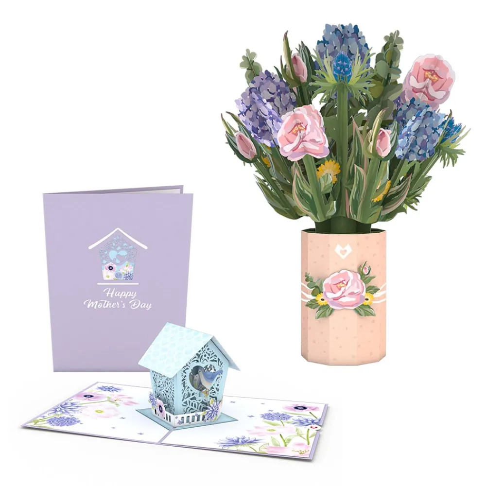 Lovepop Card & Gift Bundles|Mother'S Day 5/11|Mother’s Day Birdhouse Hydrangea Bundle
