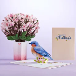 Lovepop Card & Gift Bundles|Mother'S Day 5/11|Mother’s Day Bluebird Cherry Blossom Bundle