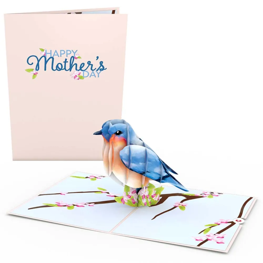 Lovepop Card & Gift Bundles|Mother'S Day 5/11|Mother’s Day Bluebird Cherry Blossom Bundle