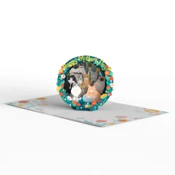 Lovepop Pop-Up Bouquets|Card & Gift Bundles|Mother's Day Cat Mom Pop-Up Card & Bouquet Bundle