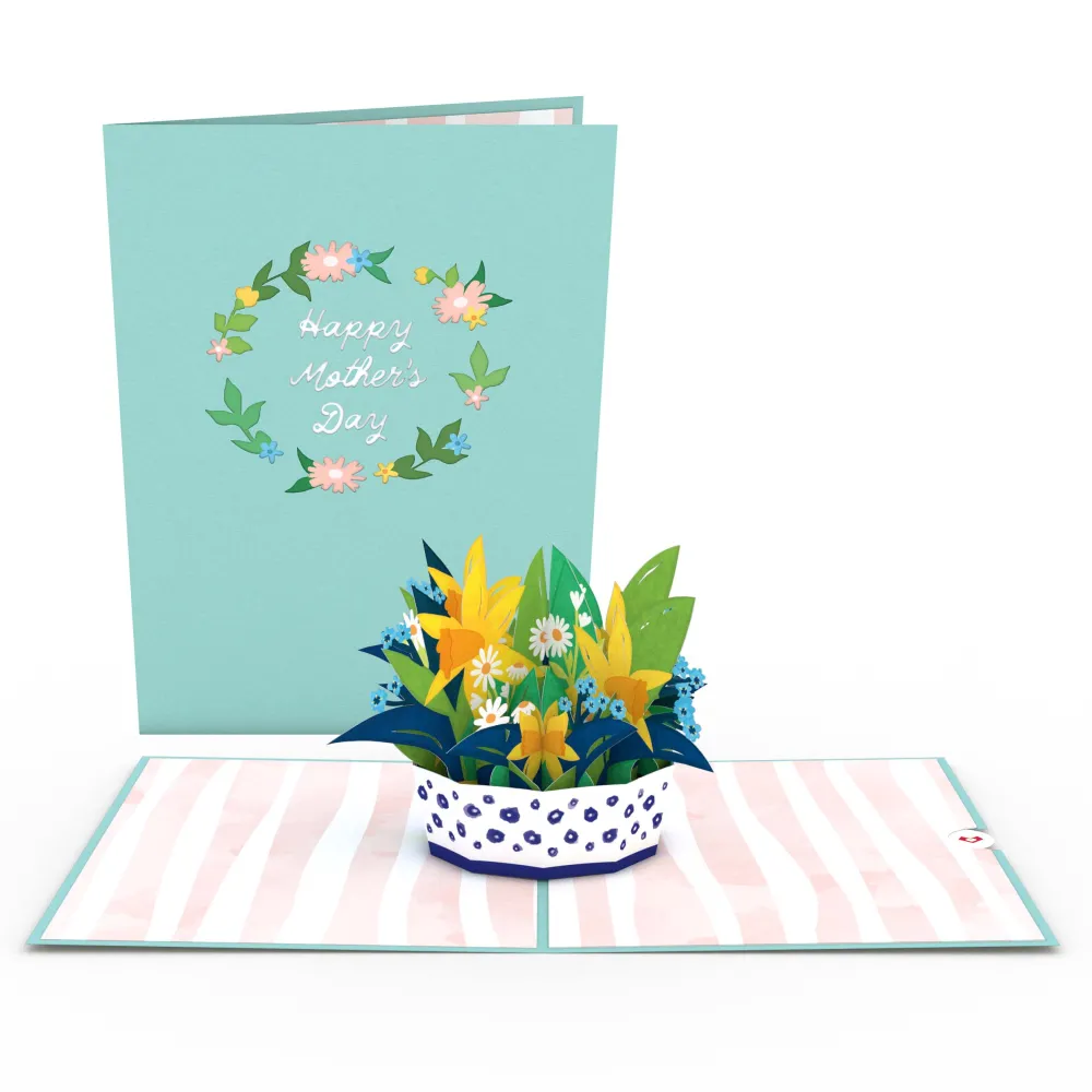 Lovepop Greeting Cards|Mother'S Day 5/11|Mother's Day Daffodil Basket Pop-Up Card