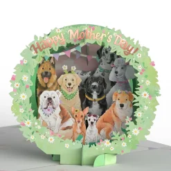 Lovepop Pop-Up Bouquets|Card & Gift Bundles|Mother's Day Dog Mom Pop-Up Card & Bouquet Bundle