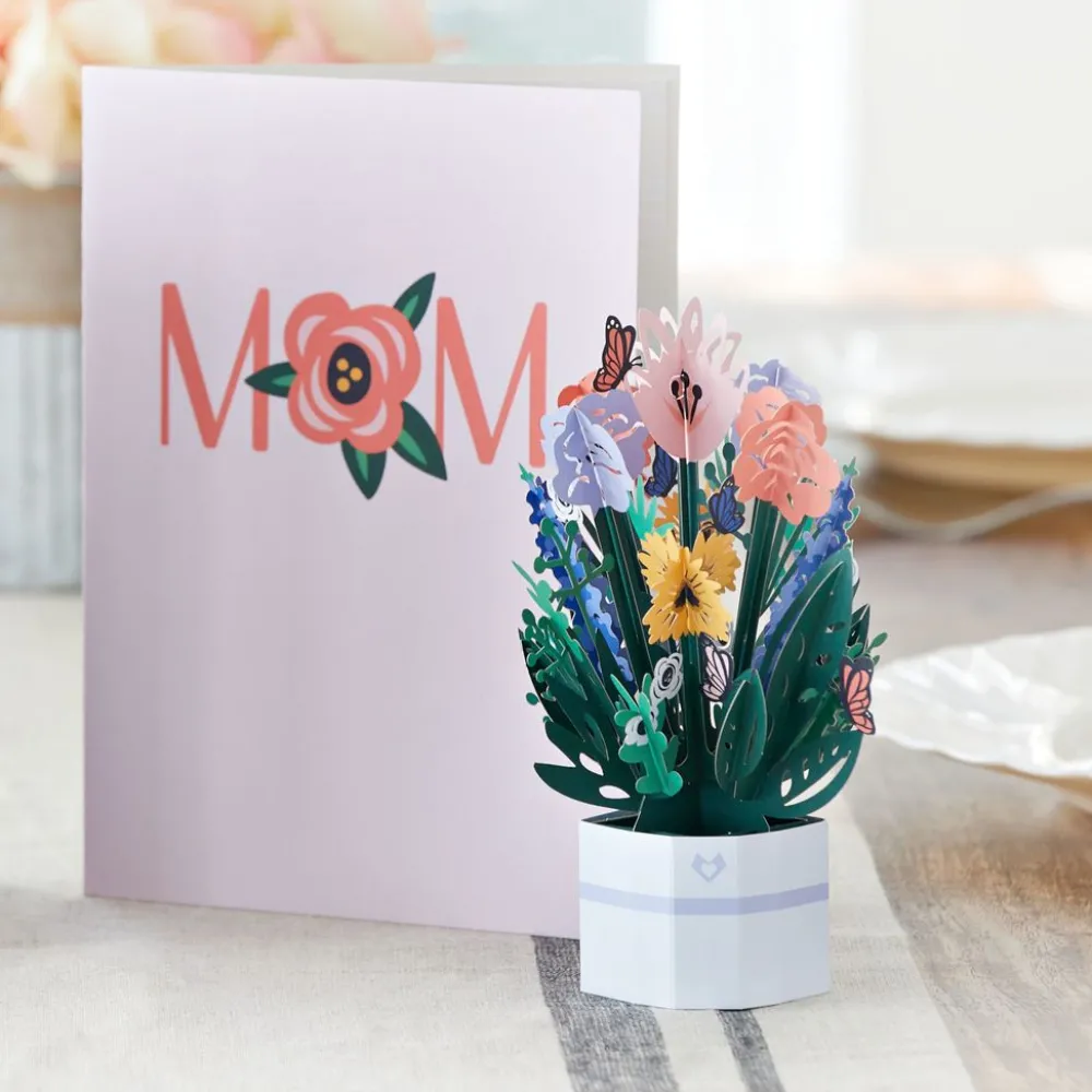 Lovepop Pop-Up Bouquets|Mother'S Day 5/11|Mother's Day Flower Basket Card with Mini Bouquet