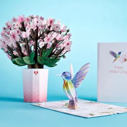 Lovepop Pop-Up Bouquets|Card & Gift Bundles|Mother's Day Hummingbird Bundle
