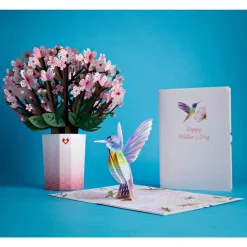 Lovepop Pop-Up Bouquets|Card & Gift Bundles|Mother's Day Hummingbird Bundle