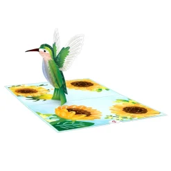 Lovepop Pop-Up Bouquets|Card & Gift Bundles|Mother’s Day Hummingbird Sunflower Bundle