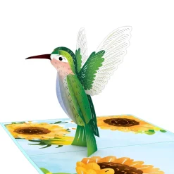 Lovepop Pop-Up Bouquets|Card & Gift Bundles|Mother’s Day Hummingbird Sunflower Bundle