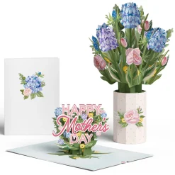 Lovepop Pop-Up Bouquets|Card & Gift Bundles|Mother's Day Hydrangeas Pop-Up Card & Bouquet Bundle