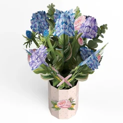 Lovepop Pop-Up Bouquets|Card & Gift Bundles|Mother's Day Hydrangeas Pop-Up Card & Bouquet Bundle