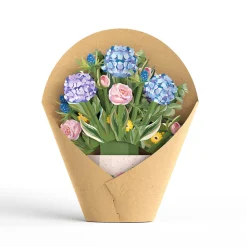 Lovepop Pop-Up Bouquets|Card & Gift Bundles|Mother's Day Hydrangeas Pop-Up Card & Bouquet Bundle