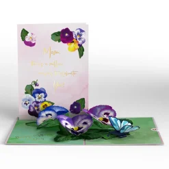 Lovepop Greeting Cards|Mother'S Day 5/11|Mother’s Day Pansies Pop-Up Card