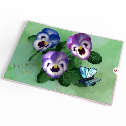 Lovepop Greeting Cards|Mother'S Day 5/11|Mother’s Day Pansies Pop-Up Card