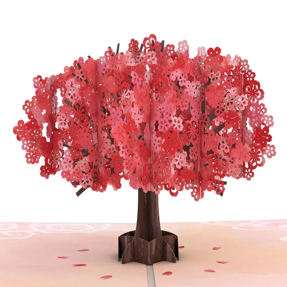 Lovepop Greeting Cards|Mother'S Day 5/11|Mother's Day Red Sakura Pop-Up Card