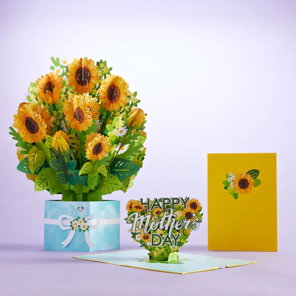 Lovepop Card & Gift Bundles|Mother'S Day 5/11|Mother’s Day Sunflower Grand Bouquet Bundle